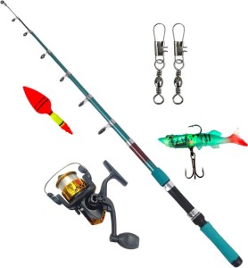 Abirs fishing rod reel 270 combo set Multicolor Fishing Rod Price