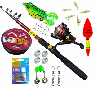 Abirs 7 fit fishing set combo combo l Red Fishing Rod Price in India - Buy  Abirs 7 fit fishing set combo combo l Red Fishing Rod online at