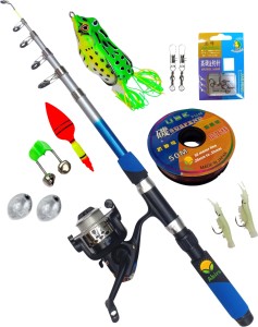 Abirs 7 ft fishing rod with reel full set frog Multicolor, Blue Fishing Rod  Price in India - Buy Abirs 7 ft fishing rod with reel full set frog  Multicolor, Blue Fishing