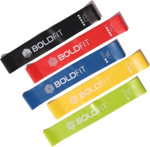 BOLDFIT Resistance Bands Mini Loop Perfect for Toning & Home Workout.(Carry Bag Included) Resistance Band