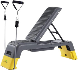 Bench press deals on stepper