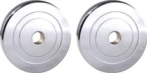 Fitdex 5KG X 2 Steel Plates Gym Plates For Fitness Silver Weight Plate Buy Fitdex 5KG X 2 Steel Plates Gym Plates For Fitness Silver Weight Plate Online at Best Prices