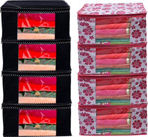 Harvik International Cloth Cover Trendy Spun Bonded Non Woven Saree Cover Storage Bags for Clothes Pack Of 2 5124 Price in India Buy Harvik International Cloth Cover Trendy Spun