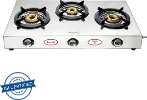 preethi ember 3 burner gas stove