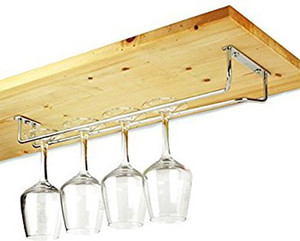 TOPAZ Stainless Steel Wine Glass Rack Wine Glass Holder Wine Rack For Pub and Club Size 15.5 Inch Stainless Steel Stemware Holder Price in India Buy TOPAZ Stainless Steel Wine Glass Rack Wine Glass Ho...