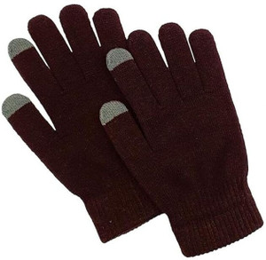 Solid Winter Men & Women Gloves