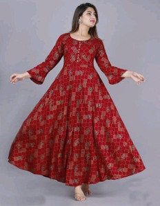Gottam Fashion Women Printed Anarkali Kurta Buy Gottam Fashion Women Printed Anarkali Kurta Online at Best Prices in India Flipkart