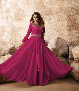Saree gown flipkart on sale