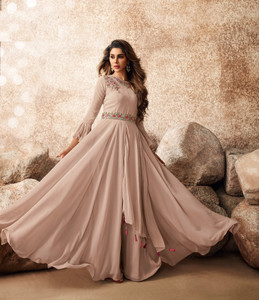 Apnisha Flared A line Gown Price in India Buy Apnisha Flared A line Gown online at Flipkart