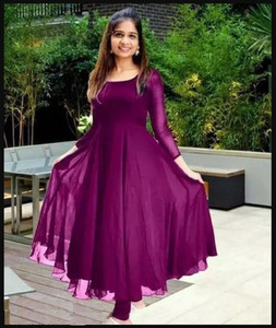 KALESHH ENTERPRISE Women Solid Anarkali Kurta Buy KALESHH