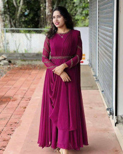 SVFASHION Anarkali Gown Price in India Buy SVFASHION Anarkali