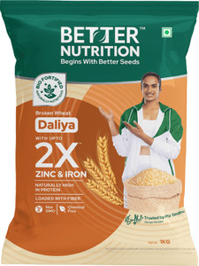 Daliya | Upto 2X Iron & Zinc |High Protein & Fibre | Broken Wheat
