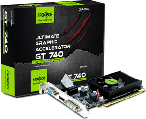 Frontech NVIDIA GT 740 Graphics Card with 128 Bits PCIe 3.0 High Efficiency 4 GB DDR3 Graphics Card Frontech Flipkart
