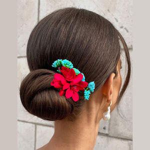 Floral hair slide deals