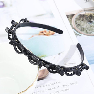Double bangs hairstyle hairpin deals