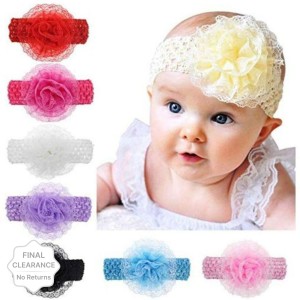 HNB23 Baby Flower Headband for Baby Girls (Multicolor,Pack of 7 ) Hair Band  Price in India - Buy HNB23 Baby Flower Headband for Baby Girls (Multicolor,Pack  of 7 ) Hair Band online at
