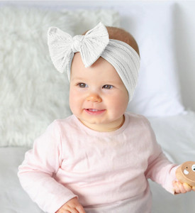 White deals nylon headbands