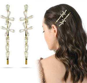 DazzleDivas Two Flower Sidepins Hair Pin Price in India - Buy DazzleDivas  Two Flower Sidepins Hair Pin online at