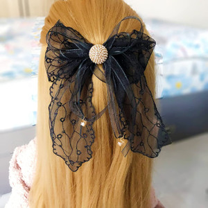 Black decorative cheap hair pins