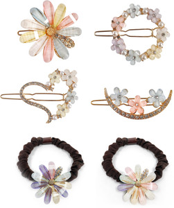 Rubber deals hair clips
