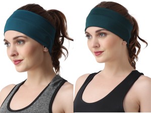 Headband for Men & Women - Premium Head Band Strapless Sports Sweat Band  for Gym, Runnig, Tennis,