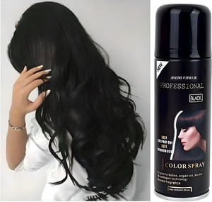 Black hair deals spray dye