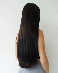 Long dark straight hairstyles top