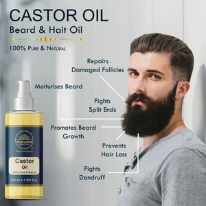 Castor oil for beard discount