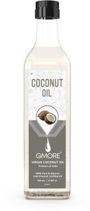 Gmore Extra Virgin Coconut - 100% Pure & Natural - Cold Pressed - For Skin, Massage Hair Oil