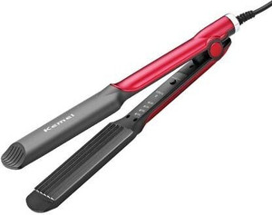 Kemei KM 531 1 RED Kemeii KM 533 Crimper Hair Straightener Red Hair Straightener Kemei Flipkart