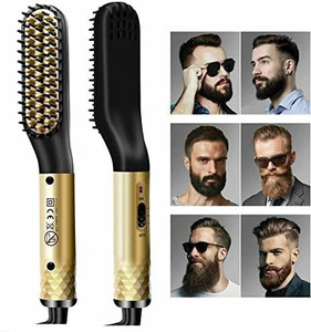 Straightening brush shop for men's hair