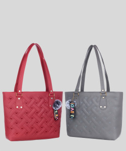 Buy Clovia Fashion Women Grey, Red Shoulder Bag Grey, Red Online @ Best  Price in India | Flipkart.com