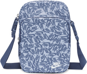 NIKE Blue Sling Bag Heritage Printed Crossbody Bag 4L Diffused Blue Price in India Flipkart