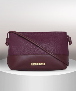 Buy Caprese Women Purple Sling Bag Plum Online Best Price in India Flipkart