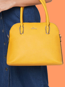 Buy LAVIE Women Yellow Hand held Bag OCHER Online Best