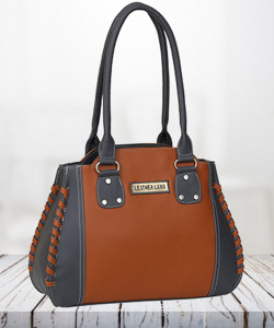 Buy Leather Land Women Tan Grey Shoulder Bag Tan Grey Online Best Price in India Flipkart