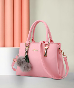 Ladies bag pink colour top