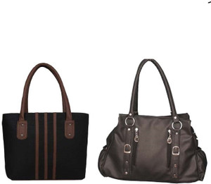 Buy QUASHIMI COLLECTION Girls Brown Black Handbag Brown Black