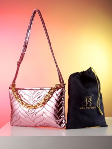 Buy Bag Pepper Women Pink Shoulder Bag Pink Online @ Best Price in India