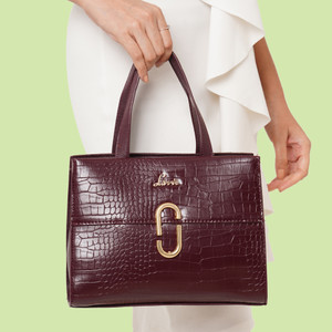 Buy LAVIE Women Maroon Satchel Maroon Online Best Price in India