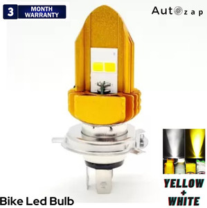 Yellow led shop headlight for bike