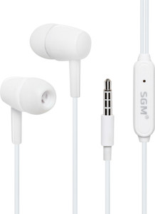 SGM SM 01 Super Bass In Ear Wired With Mic and 10mm Dynamic Drivers Earphones Wired Price in India Buy SGM SM 01 Super Bass In Ear Wired With Mic and 10mm Dynamic
