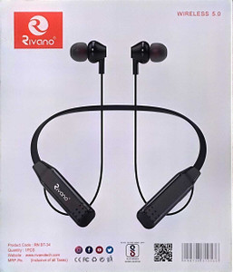Rivano Neckband BT 34 Bluetooth Price in India Buy Rivano Neckband BT 34 Bluetooth Online Rivano Flipkart