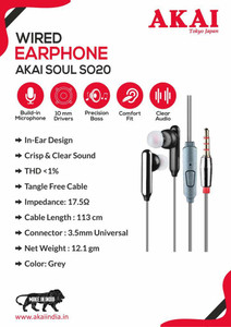 Akai earphones on sale