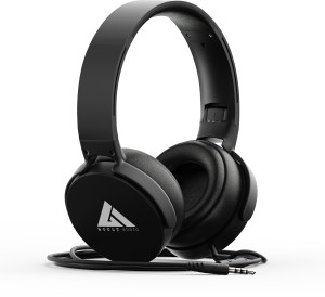 Boult Audio Bass Bud Q2 with40mm Drivers,Punchy Deep Bass,Lightweight,Protein leather Padded Wired Headset