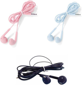 SEVEN EIGHT 3 Combo Earphon Big Offer Wired Headset Deep blue Baby