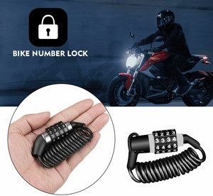 Number lock for helmet clearance