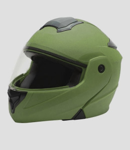 Olive green shop motorcycle helmet