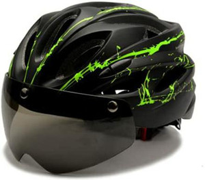 Bike helmet with shield new arrivals