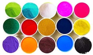 Indian Rangoli Powder Set of 11 Color Each of 100gm Premium